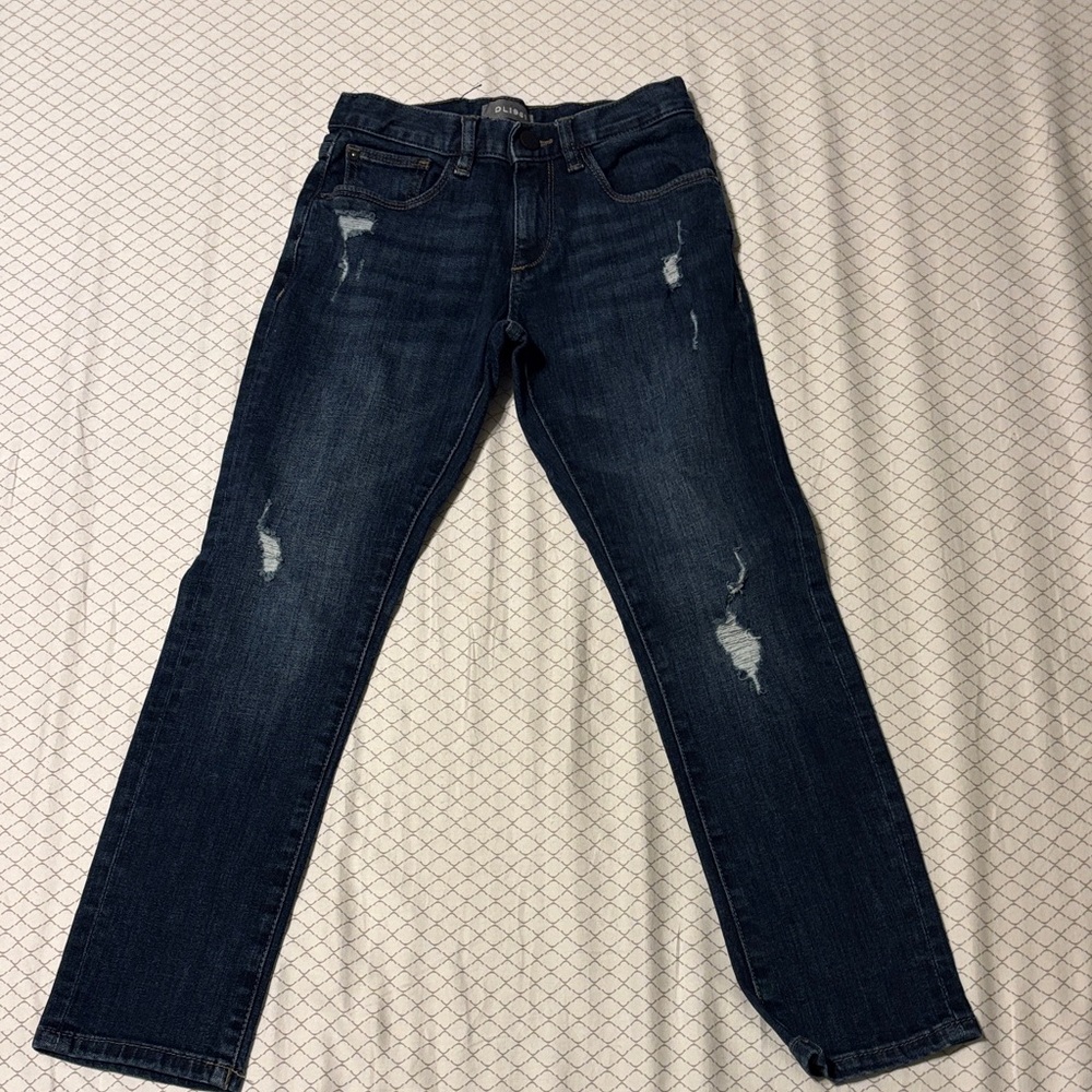 DL1961 Kid’s Dark Wash Distressed Jeans